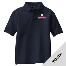 Y500 - S391E001 - EMB - Youth Pique Polo